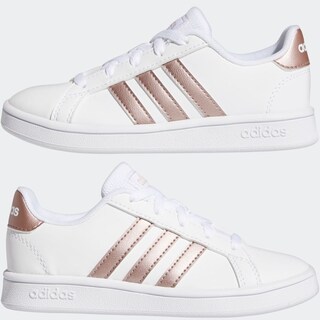 Foto 8 | Foto 8 | Tenis Adidas Grand Court Blancos para Niña