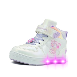 Foto 4 | Foto 4 | Tenis Bota Bubble Gummers Para Niña Con Luces Thalia Blanco Blanco