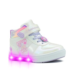 Foto 5 | Foto 5 | Tenis Bota Bubble Gummers Para Niña Con Luces Thalia Blanco Blanco