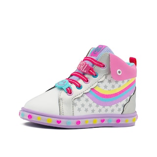 Foto 4 | Foto 4 | Tenis Botita Niña Bubble Gummers Bota Arcoiris Blanco Lila Blanco