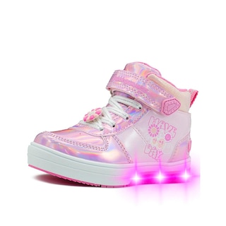 Foto 4 | Foto 4 | Tenis Bota Con Luces Bubble Gummers Thalia Para Niña 14-21 Fucsia
