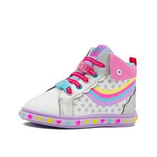 Foto 4 | Foto 4 | Tenis Botita Niña Bubble Gummers Bota Arcoiris Blanco Lila Blanco