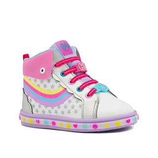 Foto 5 | Foto 5 | Tenis Botita Niña Bubble Gummers Bota Arcoiris Blanco Lila Blanco