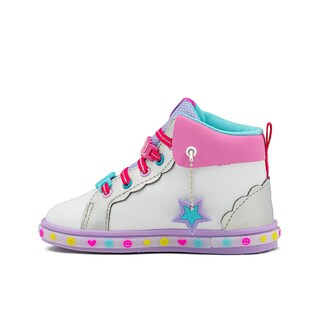 Foto 6 | Foto 6 | Tenis Botita Niña Bubble Gummers Bota Arcoiris Blanco Lila Blanco