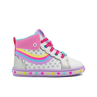 Foto 7 | Foto 7 | Tenis Botita Niña Bubble Gummers Bota Arcoiris Blanco Lila Blanco