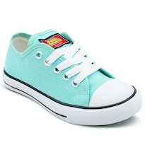 Tenis Bubble Gummers Harry Choclo Lona Menta Para Niña