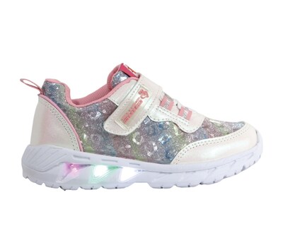 Foto 1 | Foto 1 | Tenis Kuali Shoes Suns 524f Blanco y Rosa para Niña