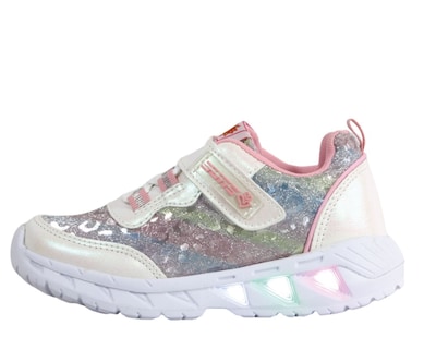Foto 2 | Foto 2 | Tenis Kuali Shoes Suns 524f Blanco y Rosa para Niña