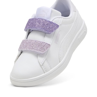 Foto 4 | Foto 4 | Tenis Puma Smash 3.0 L Glitter Para Niña Blanco