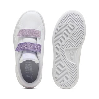 Foto 6 | Foto 6 | Tenis Puma Smash 3.0 L Glitter Para Niña Blanco