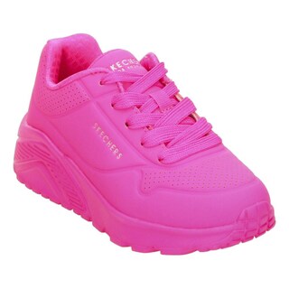 Foto 4 | Foto 4 | Tenis Niña Skechers Uno Ice Color Fucsia Cintas Ajustables Fucsia