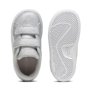 Foto 6 | Foto 6 | Tenis Puma Smash 3.0 Glitz Glam V Inf Para Niña Plateado