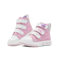 Tenis Bota Casual Para Niña Plaza Sesamo Abby Florecitas Rosa