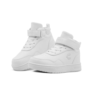 Foto 1 | Foto 1 | Tenis Botín Niña Charly Blanco Velcro Antiderrapante Casual Blanco