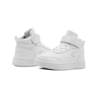 Foto 2 | Foto 2 | Tenis Botín Niña Charly Blanco Velcro Antiderrapante Casual Blanco