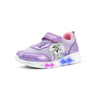 Foto 3 | Foto 3 | Tenis Para Niña Luces Disney Minnie Mouse Unicornio 15-21.5 Lavanda