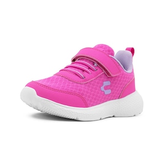Foto 3 | Foto 3 | Charly Niña Tenis Velcro Deportivo Antiderrapante Fiusha Blanco