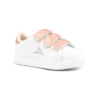Foto 4 | Foto 4 | Tenis Urbano Pirma Para Niña Velcro Blanco Rosa 15-21.5 Coral