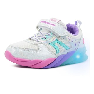 Foto 4 | Foto 4 | Tenis Niña Bubble Gummers Importado Luces Led Plata/lila Plateado