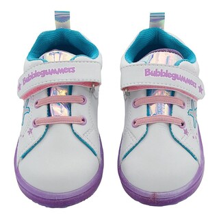 Foto 5 | Foto 5 | Tenis Luces Niña Bubble Gummers Estrellas Color Blanco 14-19 Fucsia