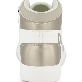 Foto 6 | Foto 6 | Tenis Tipo Botín Dkny Andee Alice, Blanco Con Dorado