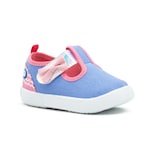 Tenis Niña Bubble Gummers Yuli I Color Mezclilla Ligero Con Contactel Azul Acero