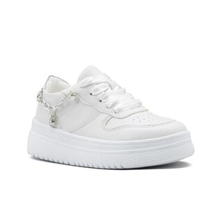 Foto 1 | Foto 1 | Tenis Niña Casual Moda Colgante Color Blanco 18-26 Blanco