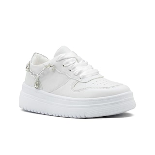 Foto 1 | Foto 1 | Tenis Niña Casual Moda Colgante Color Blanco 18-26 Blanco