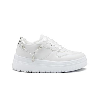 Foto 4 | Foto 4 | Tenis Niña Casual Moda Colgante Color Blanco 18-26 Blanco