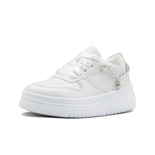 Foto 5 | Foto 5 | Tenis Niña Casual Moda Colgante Color Blanco 18-26 Blanco