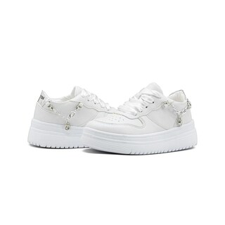 Foto 6 | Foto 6 | Tenis Niña Casual Moda Colgante Color Blanco 18-26 Blanco