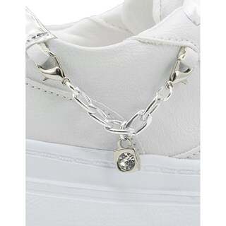 Foto 2 | Foto 2 | Tenis Niña Casual Moda Colgante Color Blanco 18-26 Blanco