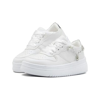 Foto 7 | Foto 7 | Tenis Niña Casual Moda Colgante Color Blanco 18-26 Blanco