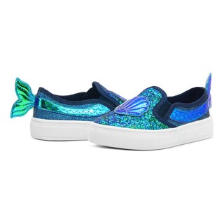 Foto 1 | Foto 1 | Tenis Niña Sirena Brillos Moda Tropicana 93262 Rosa 12-24 Azul Petroleo