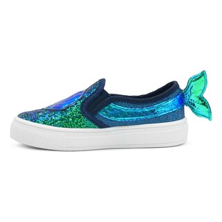 Foto 3 | Foto 3 | Tenis Niña Sirena Brillos Moda Tropicana 93262 Rosa 12-24 Azul Petroleo