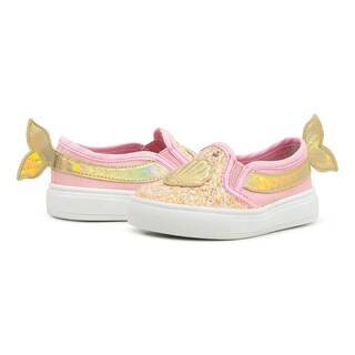 Foto 1 | Foto 1 | Tenis Niña Sirena Brillos Moda Tropicana 93262 Rosa 12-24 Rosa