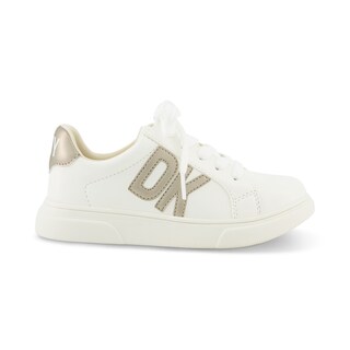 Foto 4 | Foto 4 | Tenis Dkny Celia Bonnie Para Niña Color Blanco Con Dorado