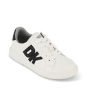 Tenis Para Niña Dkny Celia Bonnie Tipo Choclo Color Blanco Con Negro