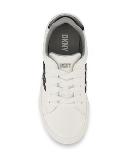 Foto 5 | Foto 5 | Tenis Para Niña Dkny Celia Bonnie Tipo Choclo Color Blanco Con Negro