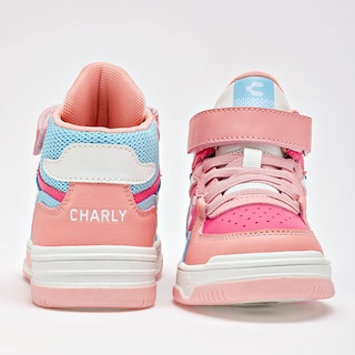 Foto 3 | Foto 3 | Charly Tenis Urbano Para Niña Rosa Multicolor Agujeta Elastica Importado Hasta Agotar Existencia