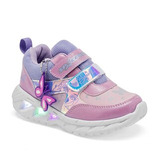 Foto 1 | Foto 1 | Space Boys Tenis Urbano Para Niña Rosa Lila Con Luces