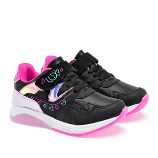Foto 2 | Foto 2 | Lux-10 Tenis Urbano Para Niña Negro Rosa Fiusha