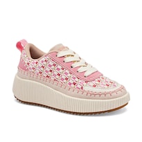 Been Class Tenis Urbano Para Niña Rosa Beige Importado