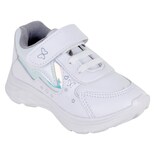 Tenis Exterior Piel Vegana Color Blanco Para Niña De Rbcollection