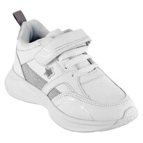 Tenis Exterior Piel Vegana Color Blanco Para Niña De Rbcollection