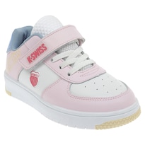 Tenis K-Swiss Salt 2 Blancos con Rosa para Niña