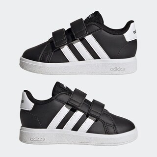 Foto 8 | Foto 8 | Tenis Adidas Grand Court Lifestyle Cierre por Contacto Adidas Negro para Niños
