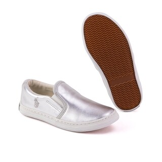 Foto 1 | Foto 1 | Tenis Polo Ralph Lauren Benton Color Plata Para Niña