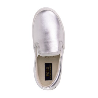 Foto 3 | Foto 3 | Tenis Polo Ralph Lauren Benton Color Plata Para Niña