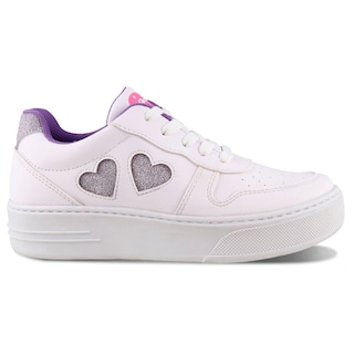 Foto 2 | Foto 2 | Tenis Casuales Dominiq 2467 Color Blanco/lila Para Niña